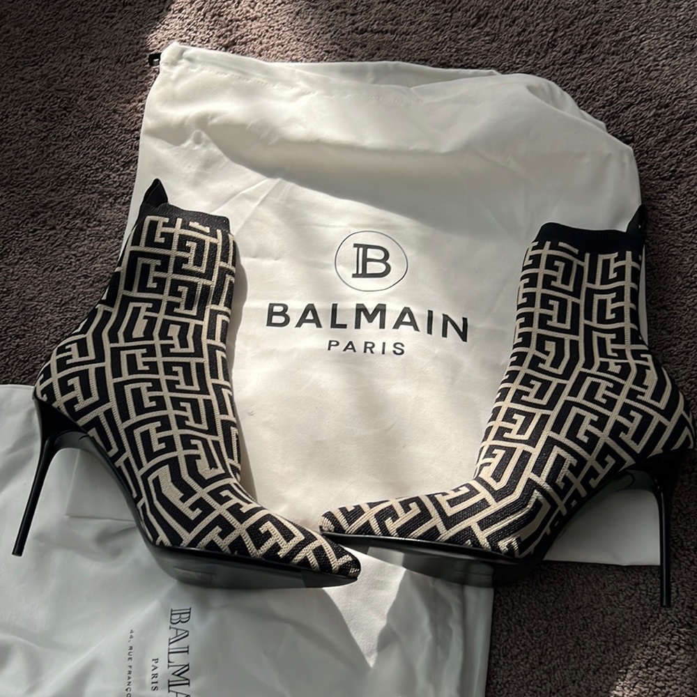 Brand new BALMAIN heels. Brand new. Never worn.